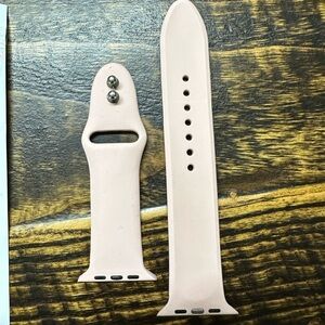 Pink Silicone Smartwatch Band